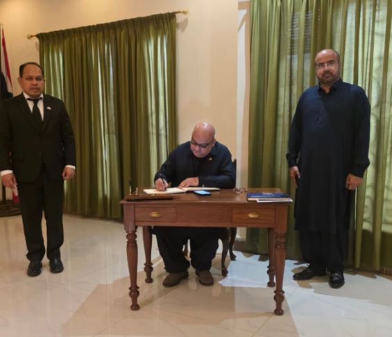 25 PRBC signs the Royal Thai Consulate’s Book of Condolence standing with Thailand in mourning