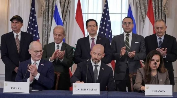 Lebanon, Israel, US sign trilateral framework agreement in Washington