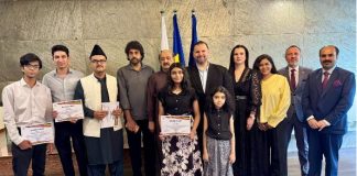 Embassy of Romania awards certificates to students of the Opera Singing Courses Embassy of Romania awards certificates to students of the Opera Singing Courses
