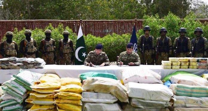 Pakistan Navy, Coast Guards seize $215M drugs