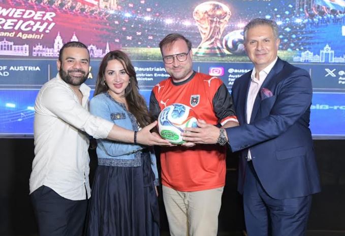 DNA 22-9 Ambassador Kutschera turns lawn into fan zone for FIFA Football World Cup 2026
