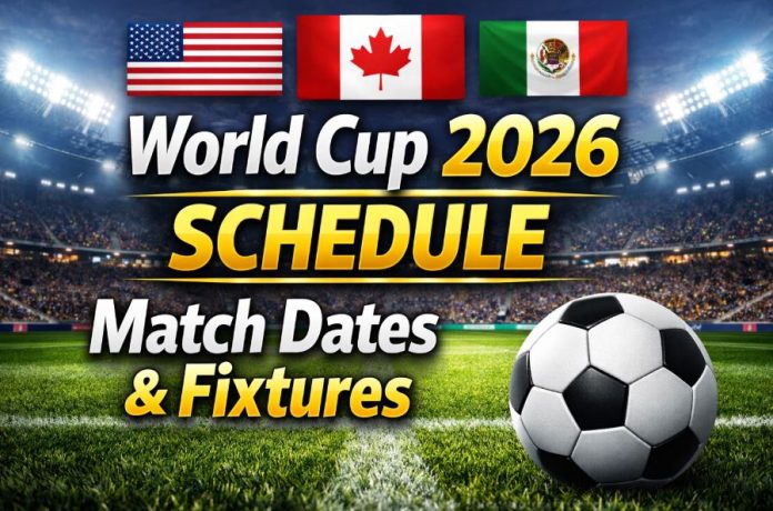World Cup 2026 fixture schedule and UK kick-off times