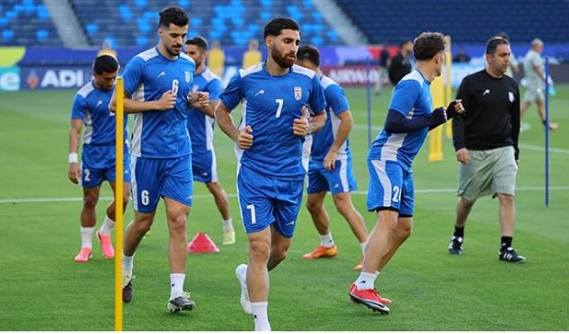 IRAN FOOTBALL TEAM Iran team arrives in US for Fifa World Cup opener