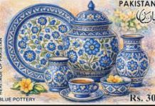 Pakistan Post unveils special blue pottery stamp series to celebrate cultural heritage Pakistan Post unveils special blue pottery stamp series to celebrate cultural heritage
