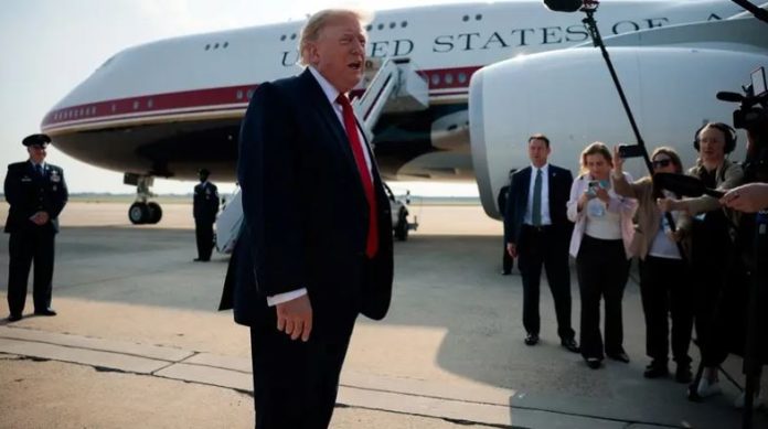 Trump says the US and Iran getting along very well