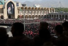 Huge crowds gather as Khamenei funeral ceremonies begin in Iran Huge crowds gather as Khamenei funeral ceremonies begin in Iran