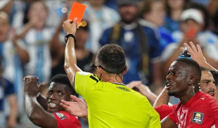 ‘Unacceptable’: Switzerland coach fumes after Breel Embolo red card in loss to Argentina