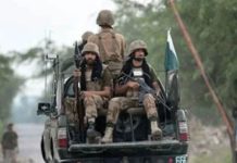 Terrorist killed as security forces foil major terror bid in Wana: security sources Terrorist killed as security forces foil major terror bid in Wana: security sources