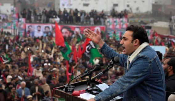 313 Chairman Bilawal addresses election rally in Kotli, AJK