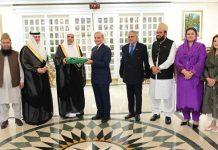 PM Shehbaz welcomes Muslim World League chief in Islamabad PM Shehbaz welcomes Muslim World League chief in Islamabad