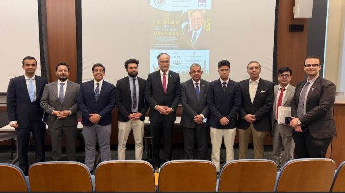 Ahsan Iqbal, RCCI head engage NYU diaspora dialogue