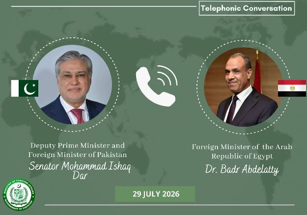 DNA 29-18 Pakistan, Egypt vow joint diplomatic support for Palestinians