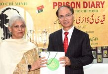 Vietnam embassy and Pakistan academy host prison diary launch Viet Nam embassy and Pakistan academy host prison diary launch