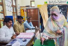 Polling ends in AJK election’s second phase after one-hour extension Polling ends in AJK election's second phase after one-hour extension