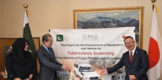 Japan grants $142,500 for TB Screening in Pakistan