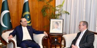 President Zardari lauds French Ambassador’s role in strengthening Pakistan-France ties President Zardari lauds French Ambassador’s role in strengthening Pakistan-France ties