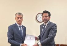 Azerbaijan envoy presents credential copies to Pakistan protocol chief