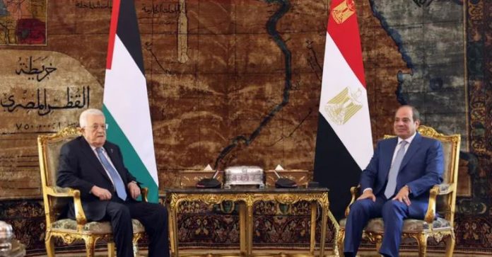 Egypt’s al-Sisi rejects Palestinian displacement in Abbas meeting