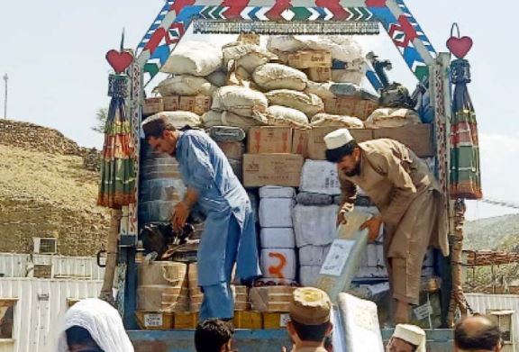 Pakistan Customs seized smuggled goods in Balochistan Pakistan Customs seized smuggled goods in Balochistan