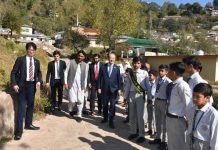 Japan ambassador inaugurates improved Link Road in Murree village Japan ambassador inaugurates improved Link Road in Murree village