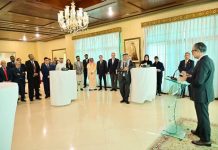 Foreign Secretary welcomes arab group ambassadors at Foreign Office