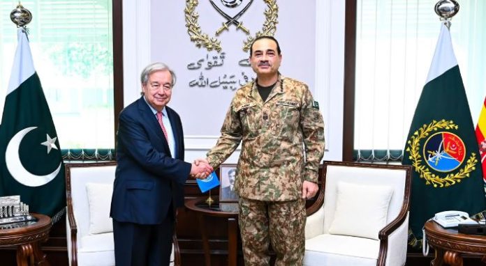 Guterres Pays Tribute to Pakistan Army's Sacrifices in War on Terror
