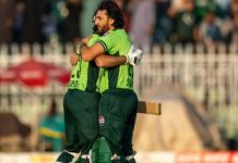 Agha century lifts Pakistan to 305 against Sri Lanka in ODI tri-series opener