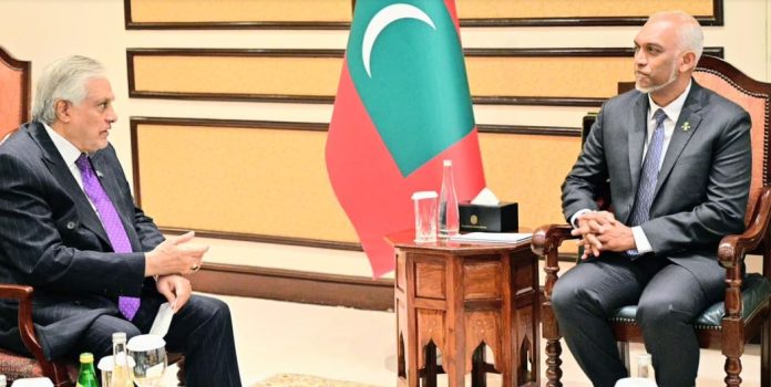 DPM calls on Maldives president; emphasises stronger bilateral cooperation