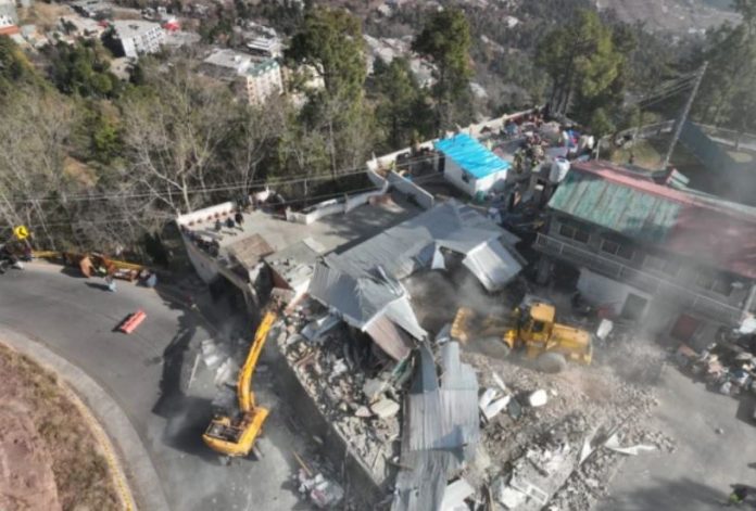 Green land construction demolished, 2,600 kanals of common land under monitoring: committee told