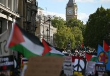 Thousands of pro-Palestinian demonstrators rally in London Thousands of pro-Palestinian demonstrators rally in London